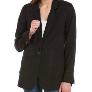 BCBGeneration BLACK BOYFRIEND BLAZER JACKET TOP NWT SZ S
